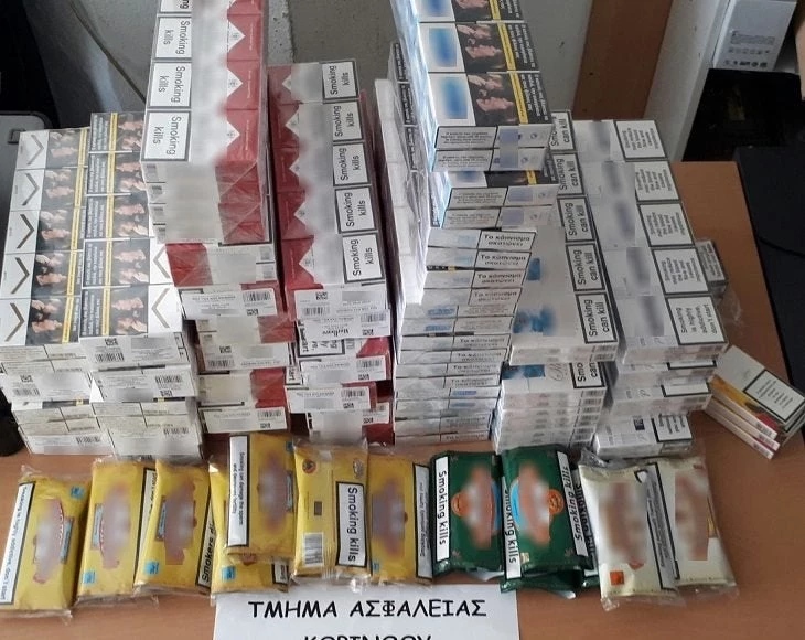 Καβάλα: Κατασχέθηκαν 6.200 πακέτα λαθραίων τσιγάρων